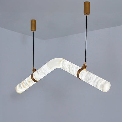 WOW Pipe Linear Alabaster Pendant Light-wow2889