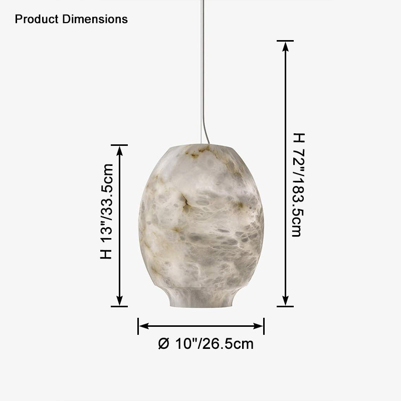 WOW Camille Alabaster Pendant Light-wow2895