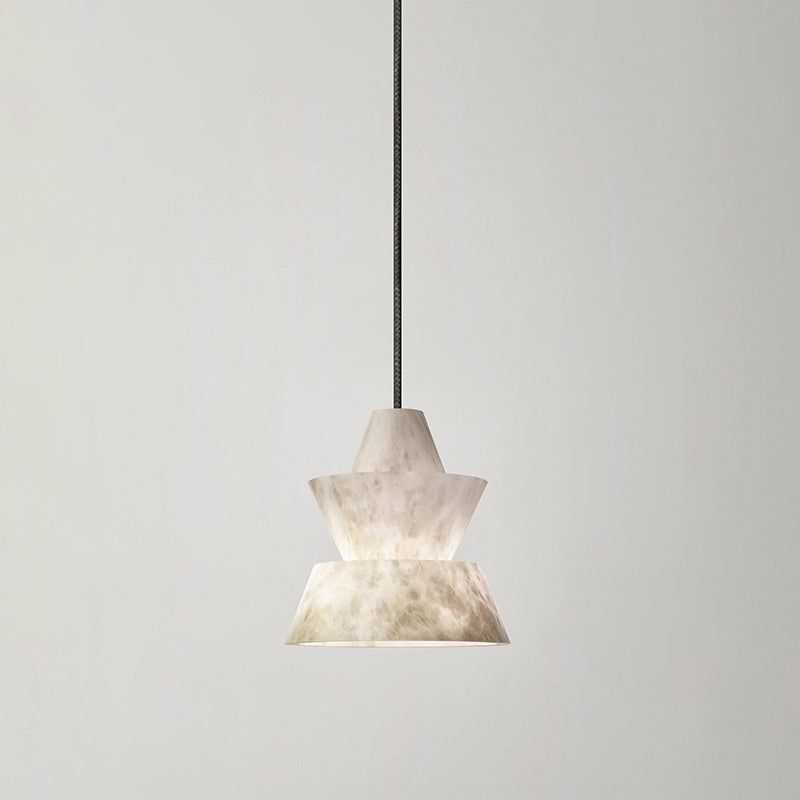 WOW Hat Shaded Alabaster Pendant Light-wow2896