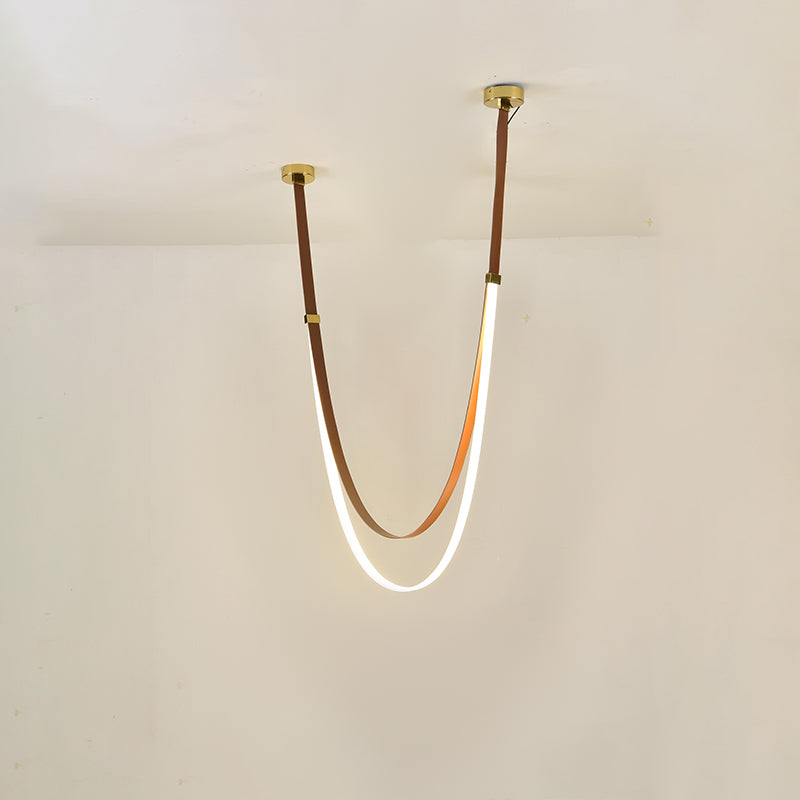 WOW Ribbon Leather Chandelier-wow2908
