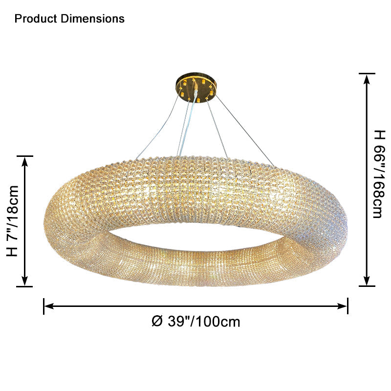 WOW Halo Crystal Chandelier-wow2910