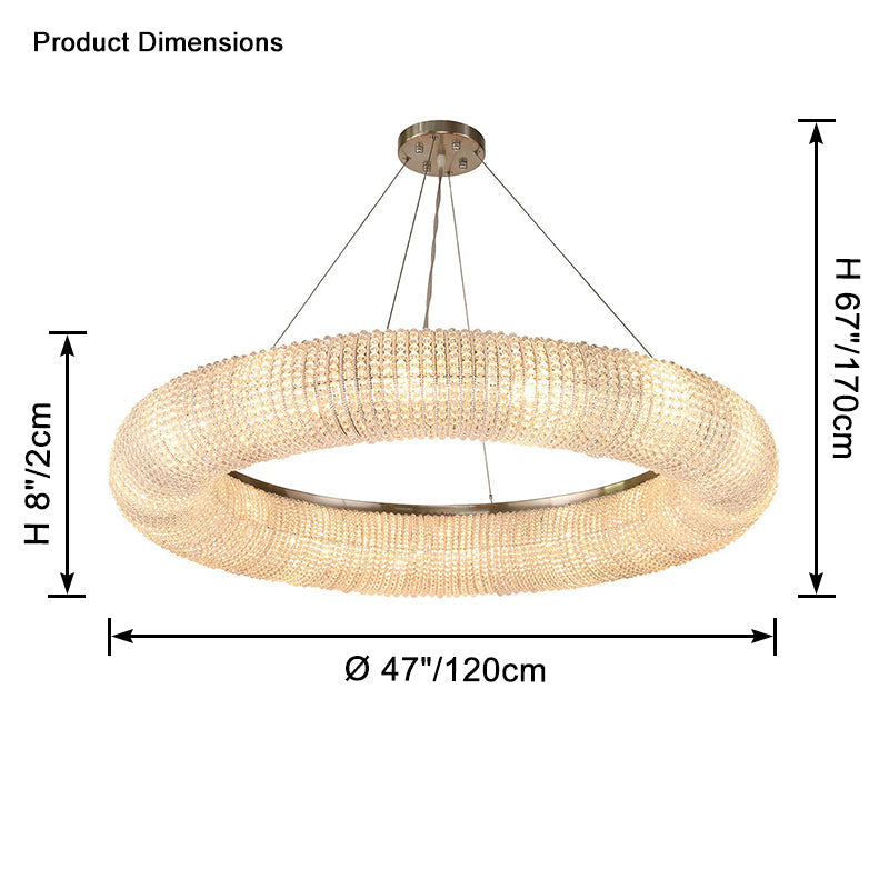 WOW Halo Crystal Chandelier-wow2910