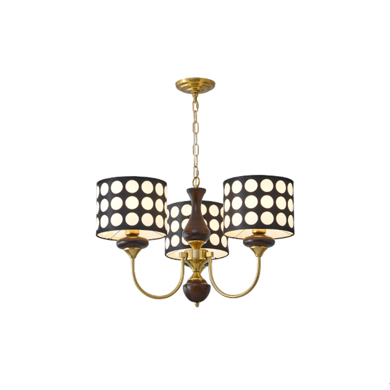 WOW Polka Shaded Chandelier-wow2913
