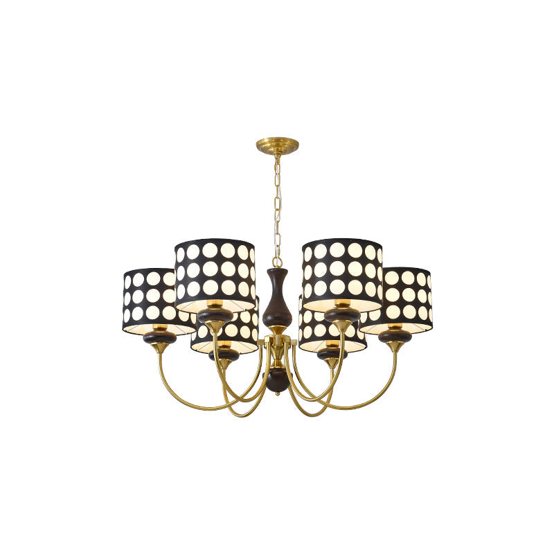 WOW Polka Shaded Chandelier-wow2913