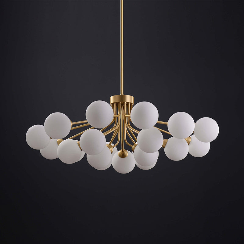 WOW Frosted Glass Globe Chandelier-wow2915