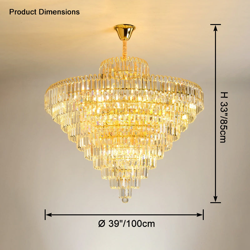 WOW Large Cascading Crystal Chandelier-wow2917
