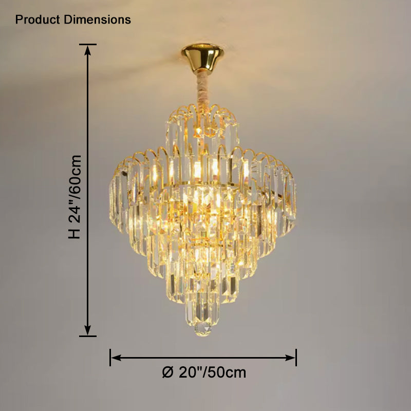 WOW Large Cascading Crystal Chandelier-wow2917