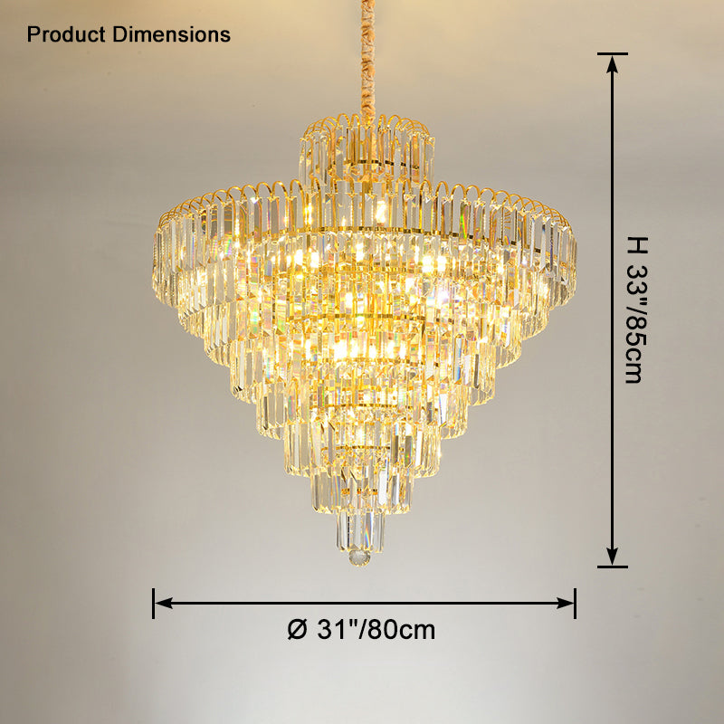 WOW Large Cascading Crystal Chandelier-wow2917