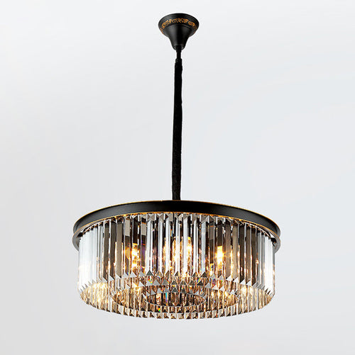 WOW Smoked Crystal Round Chandelier-wow2919
