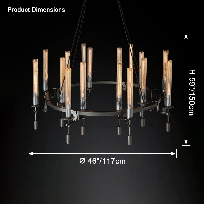 WOW Candelabra Round Chandelier-wow2924