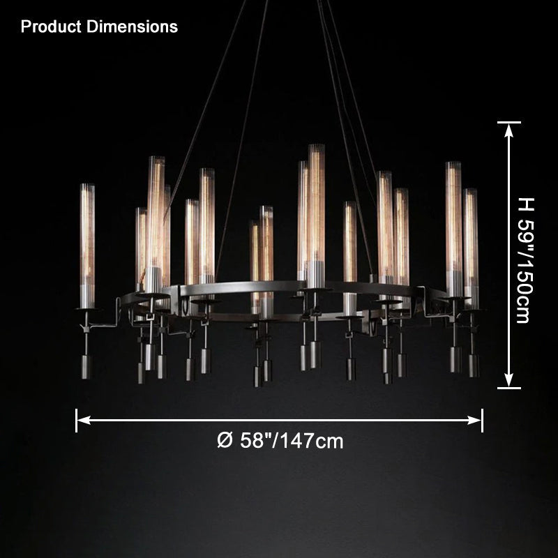 WOW Candelabra Round Chandelier-wow2924