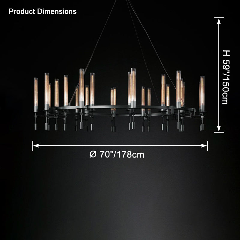 WOW Candelabra Round Chandelier-wow2924