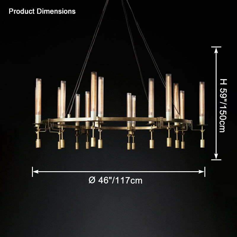 WOW Candelabra Round Chandelier-wow2924