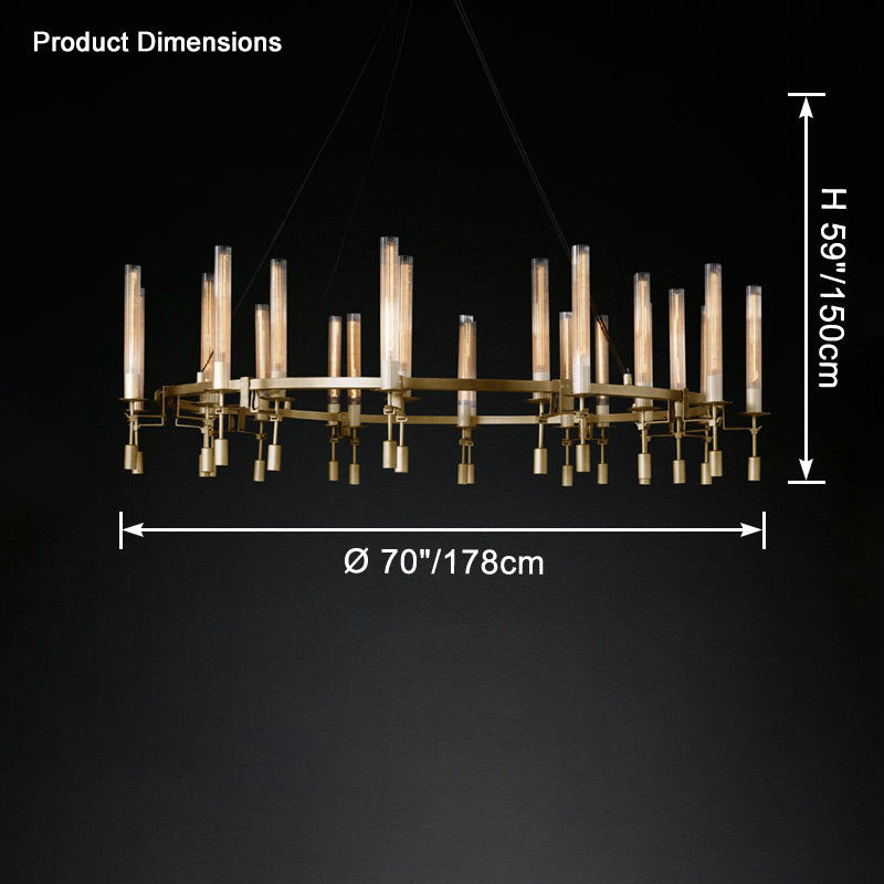 WOW Candelabra Round Chandelier-wow2924