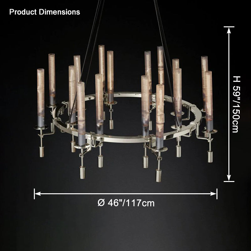 WOW Candelabra Round Chandelier-wow2924