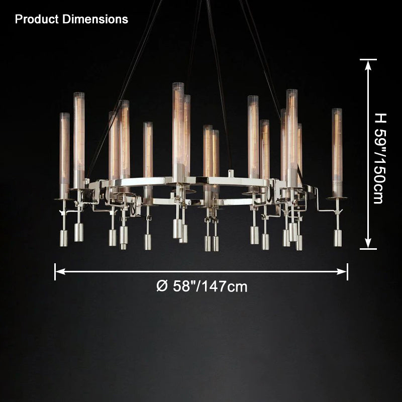 WOW Candelabra Round Chandelier-wow2924