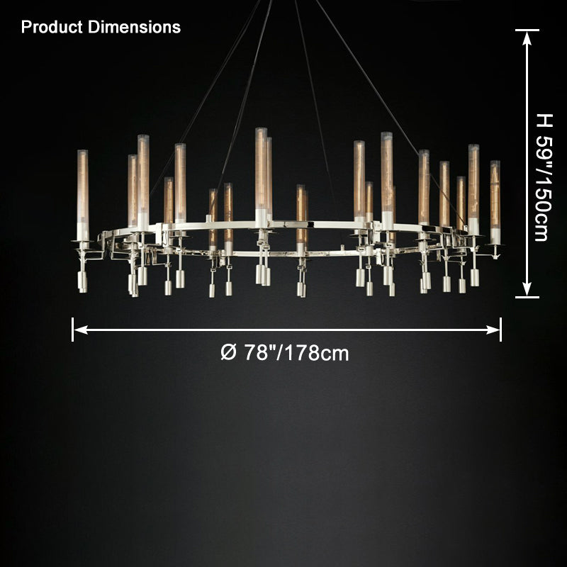 WOW Candelabra Round Chandelier-wow2924