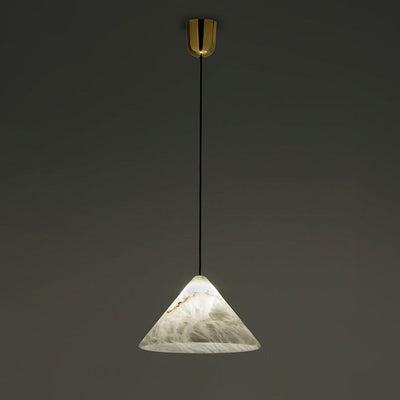 WOW Alabaster Cone Pendant Light-WOW2925