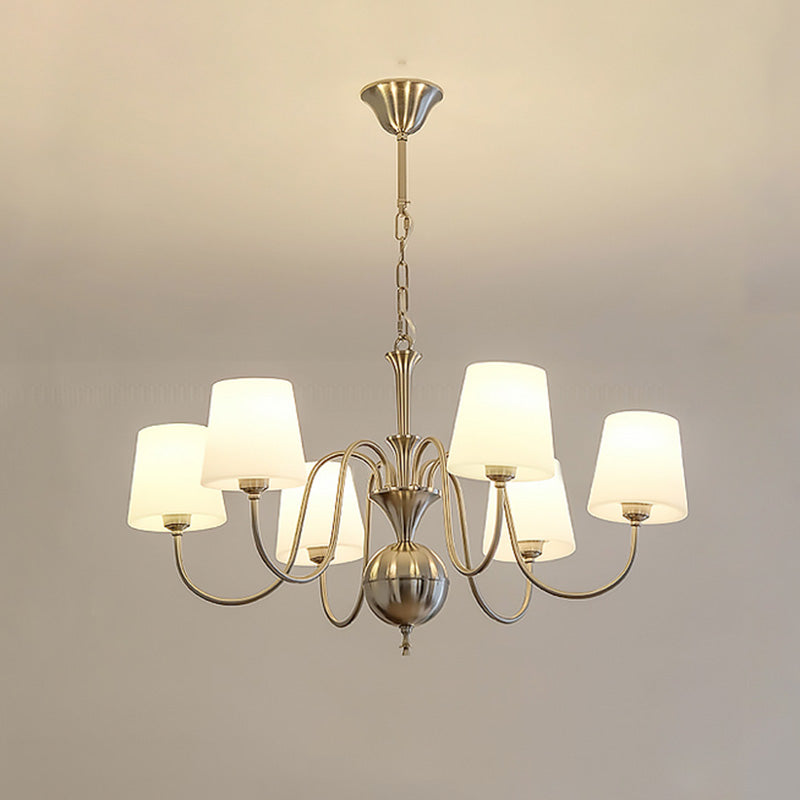 WOW Glass Shaded Arm Chandelier-wow2946