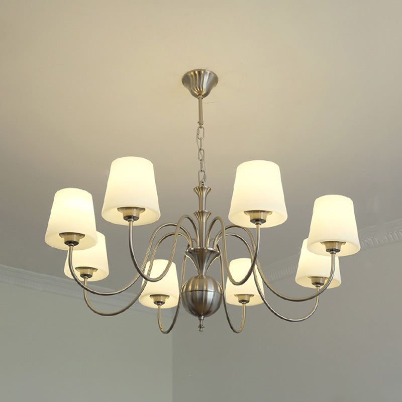 WOW Glass Shaded Arm Chandelier-wow2946