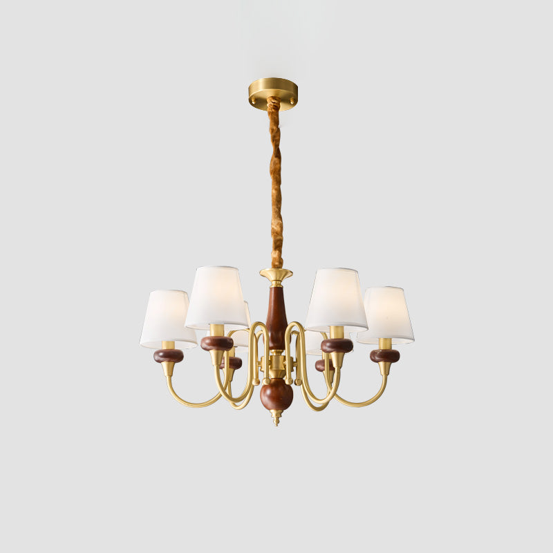 WOW Fabric Shaded Chandelier-wow2954