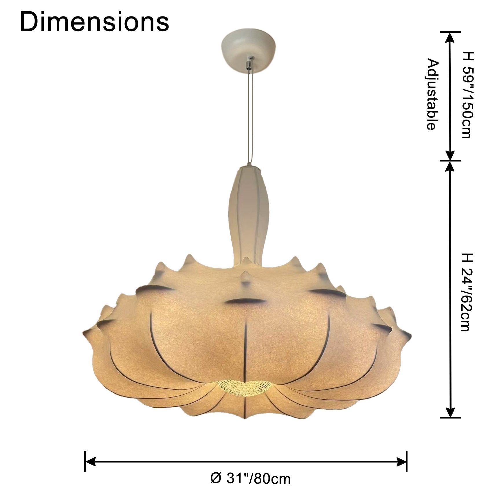 WOW Large Silk Chandelier-wow2955