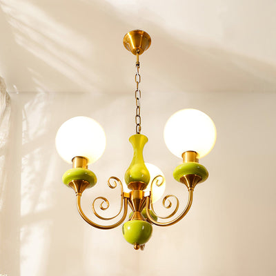 WOW Glass Globe French Chandelier-wow2958