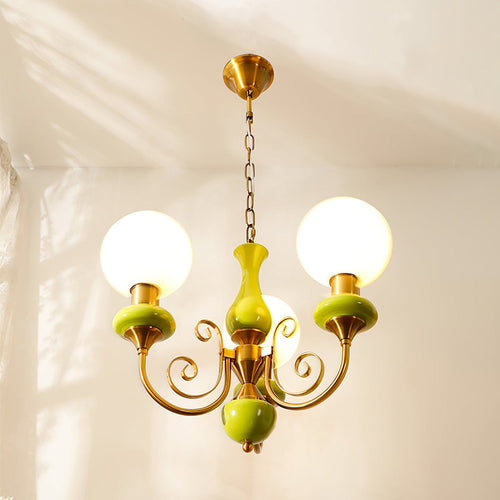 WOW Glass Globe French Chandelier-wow2958