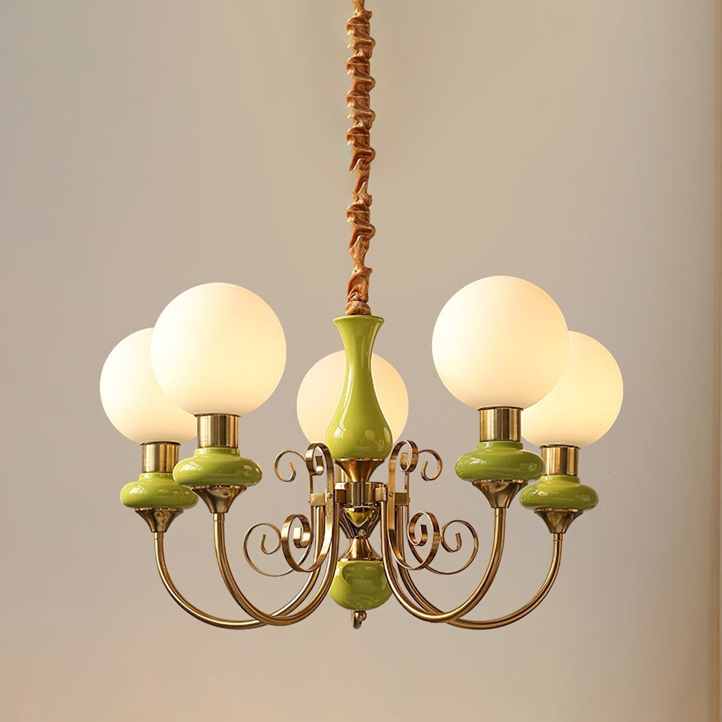 WOW Glass Globe French Chandelier-wow2958