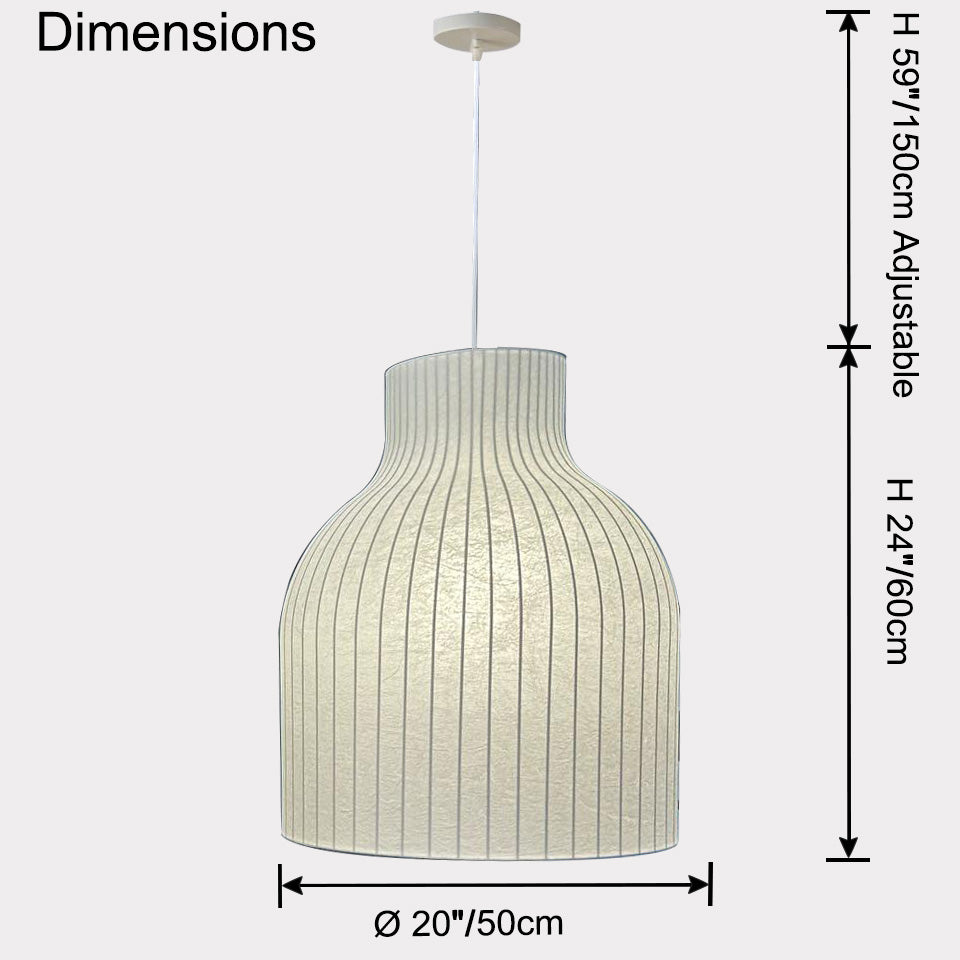 WOW Bell Silk Pendant Light-wow2970