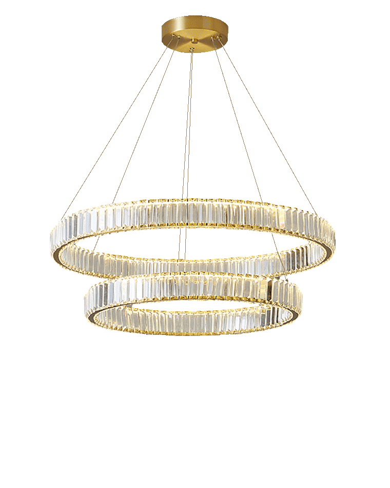 WOW 2 Tier Circular Crystal Chandelier-wow2192
