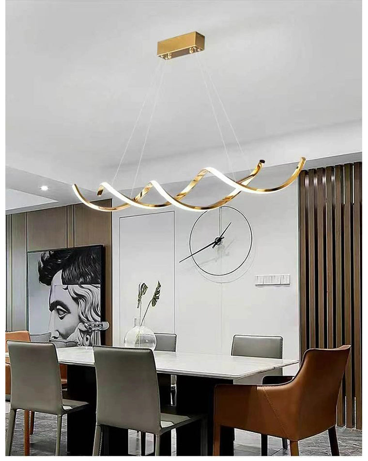 WOW Spiral Led Horizontal Chandelier-wow2764
