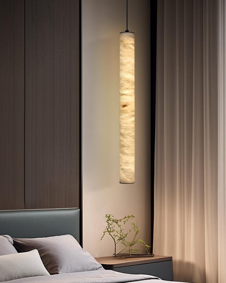 WOW Alabaster Tube Dining Room Pendant Light-wow2882
