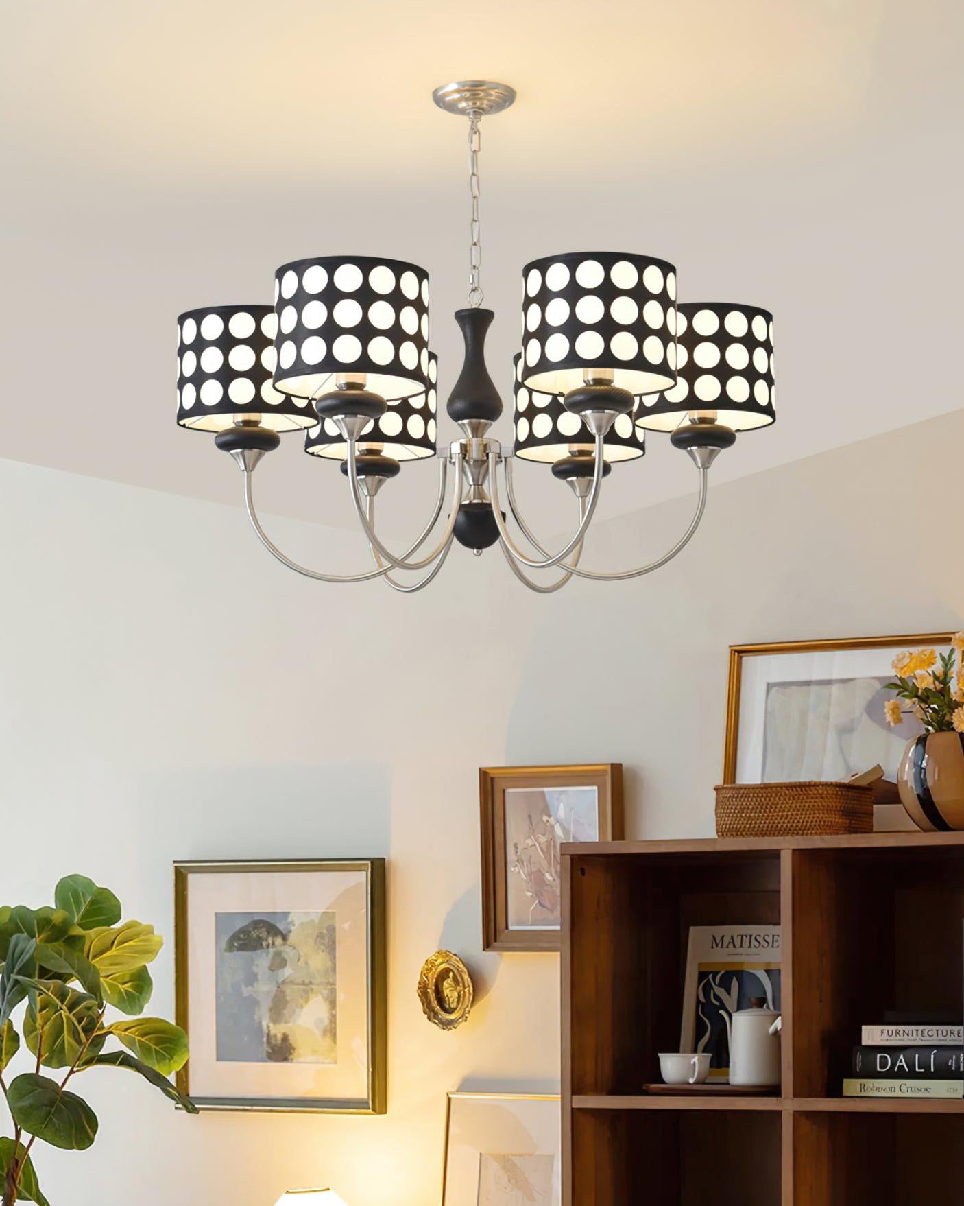 WOW Polka Shaded Chandelier-wow2913