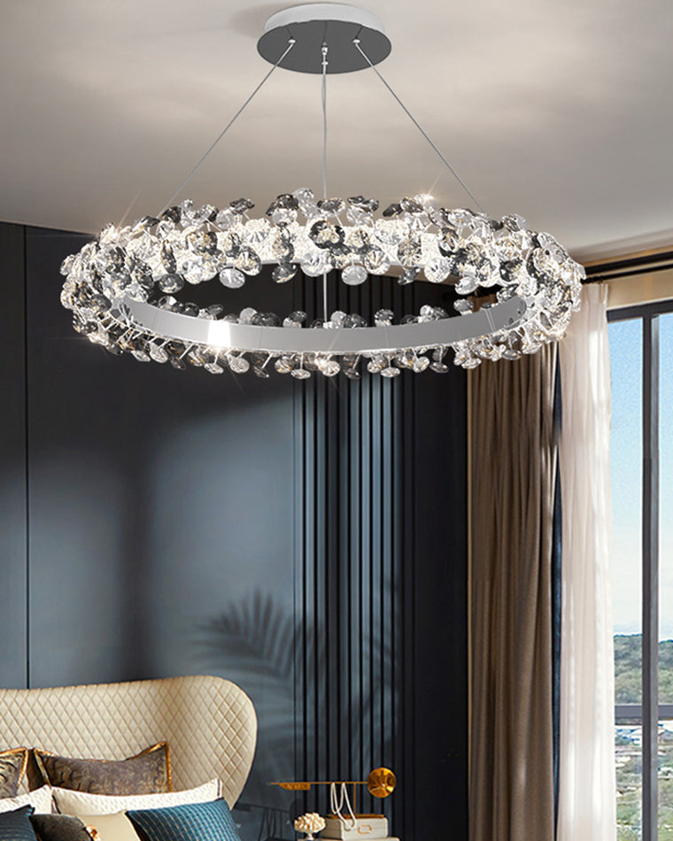 WOW Tiered Circular Crystal Chandelier-wow2726