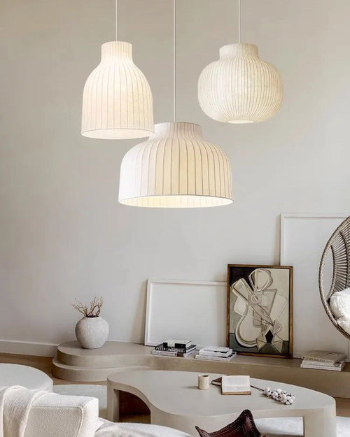 WOW Bell Silk Pendant Light-wow2971