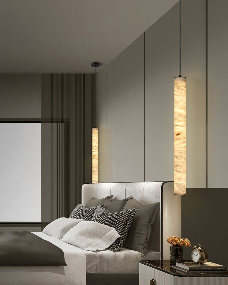 WOW Alabaster Tube Dining Room Pendant Light-wow2882