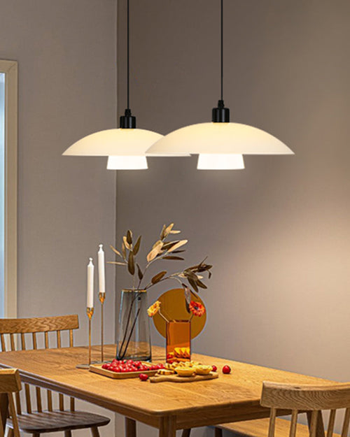 WOW Milk Glass Shaded Pendant Light-wow2678