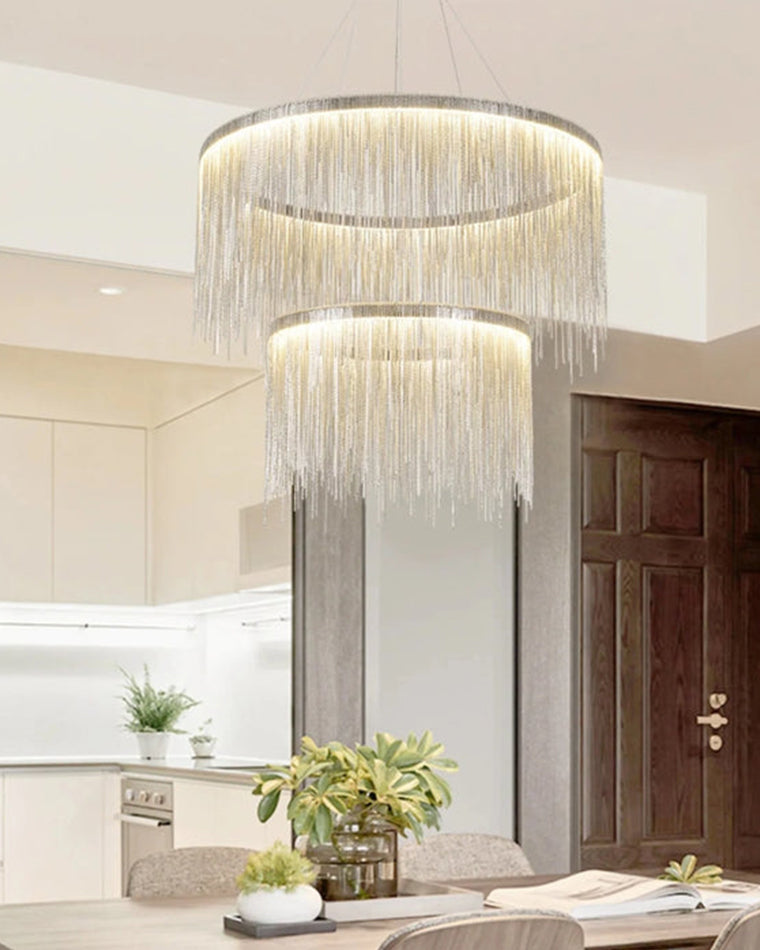 WOW Tiered Fringe Chandelier-wow2062c