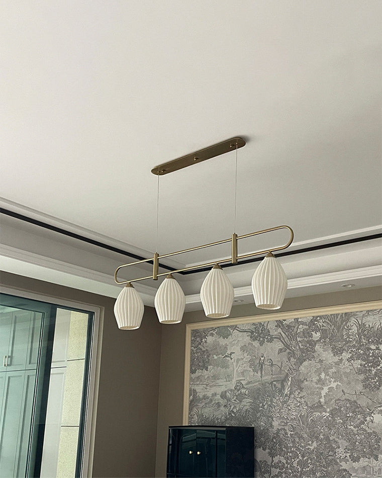 WOW Ceramic Bud Linear Chandelier-wow2121b