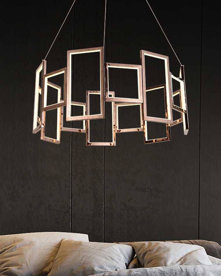 WOW Rectangular Led Round Chandelier-wow2778