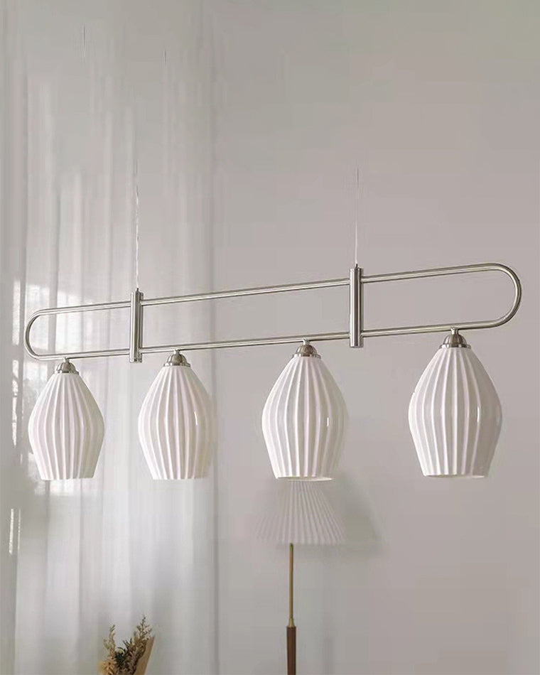 WOW Ceramic Bud Linear Chandelier-wow2121b