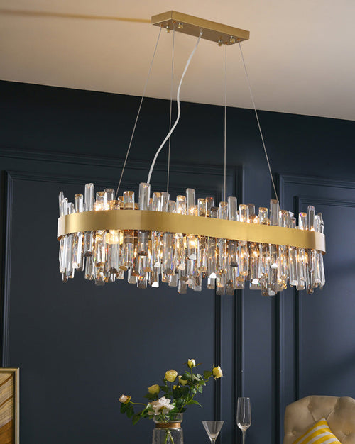 WOW Long Oval Crystal Chandelier-wow2486