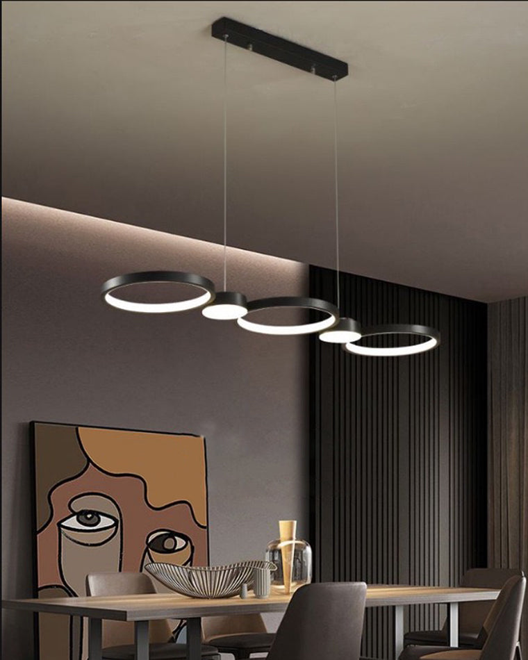 WOW Multi Circle Linear Pendant Light-wow2765
