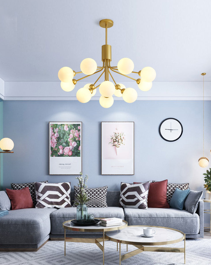 WOW Frosted Glass Globe Chandelier-wow2915