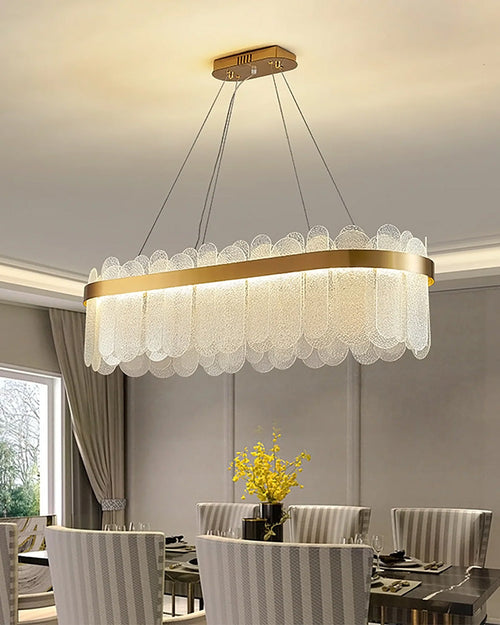 WOW Long Oval Glass Chandelier-WOW2410