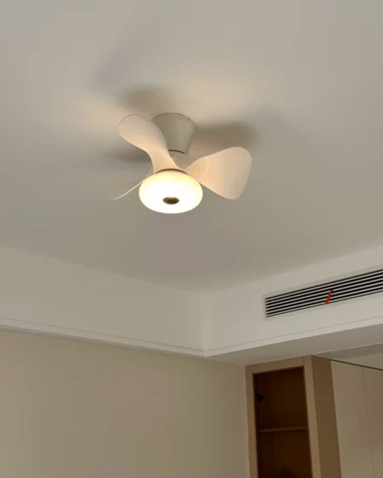 WOW Small White Ceiling Fan Lamp-wow5094