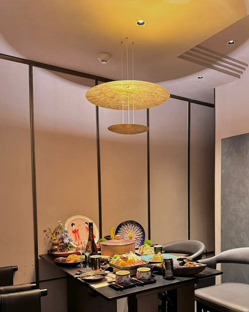 WOW Gold Disc Pendant Light-wow2476