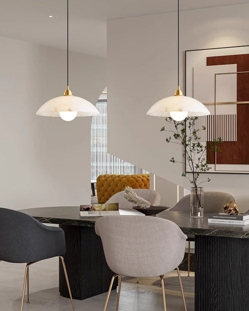 WOW Dome Alabaster Pendant Light-wow2839