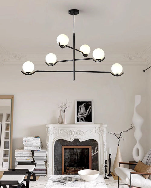 WOW Adjustable Glass Ball Chandelier-wow2584